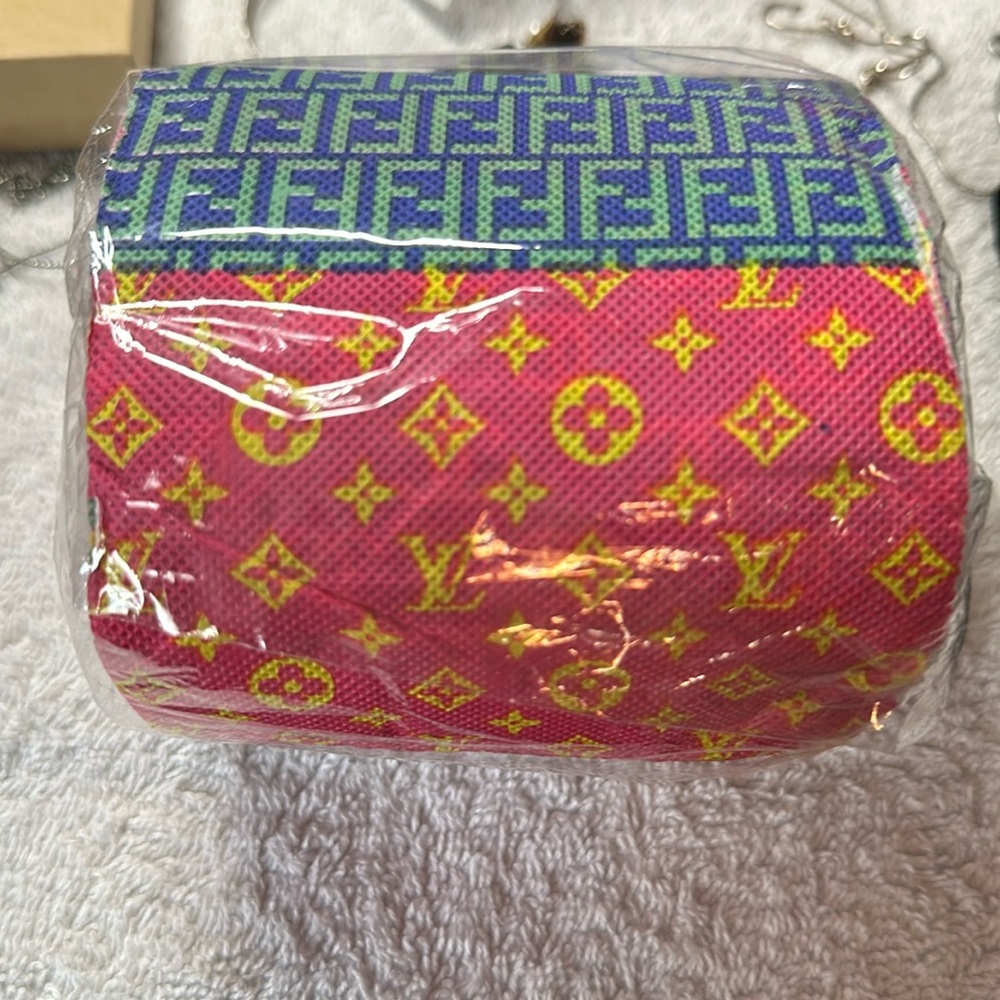 Designer toilet paper! New in package!